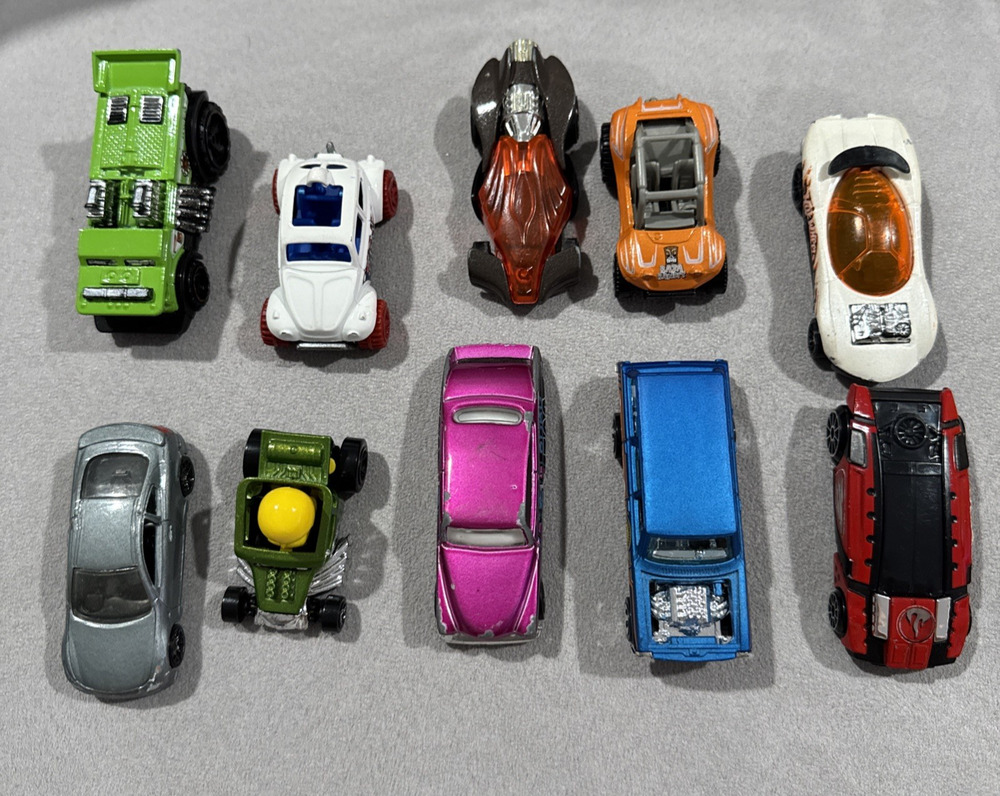 Lot Of 10 Hot Wheels Die Cast Loose Cars Toy Cars Used Condition Vehicles